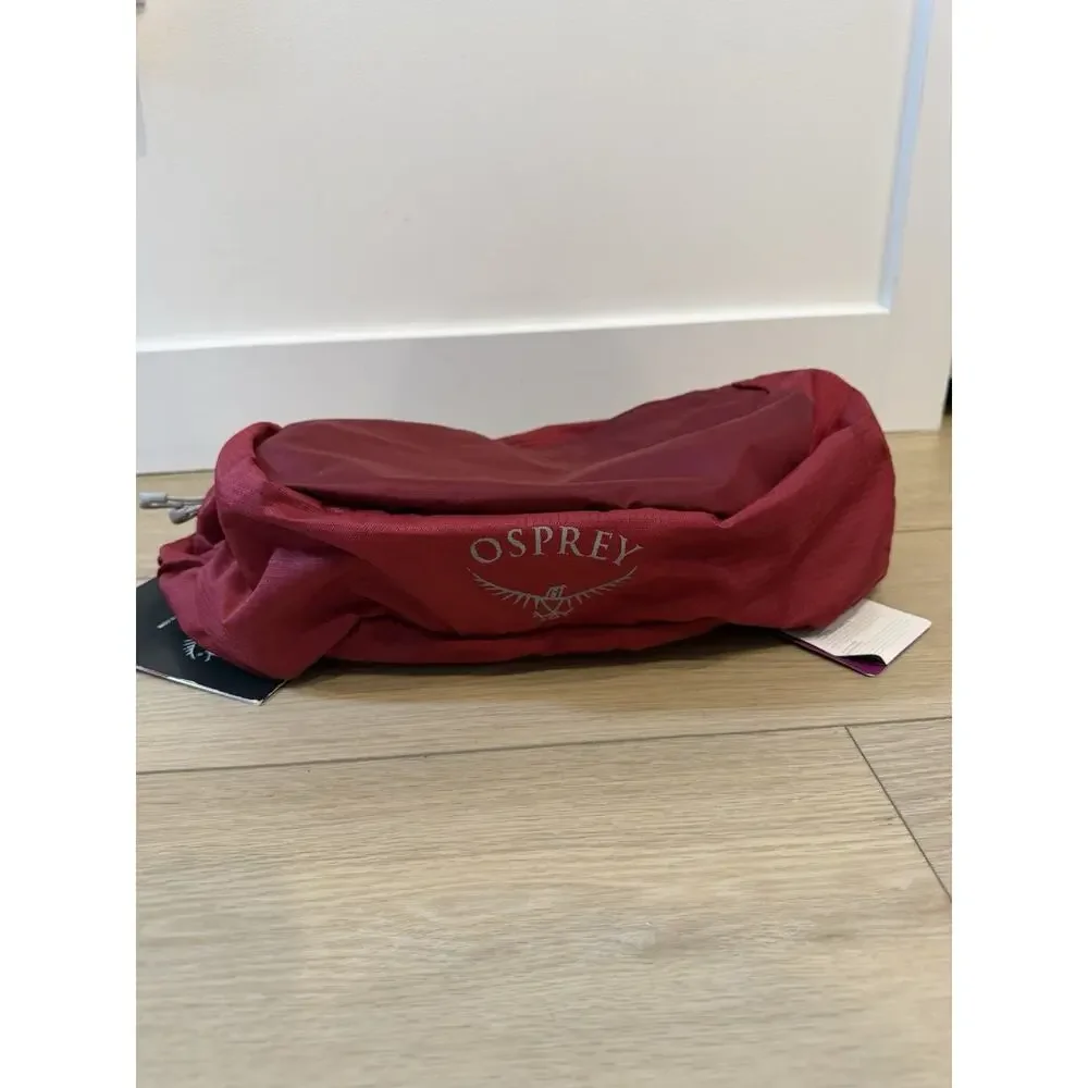 Osprey Aura AG 65 65L Red Women's Hiking Backpack Top Of Bag Only